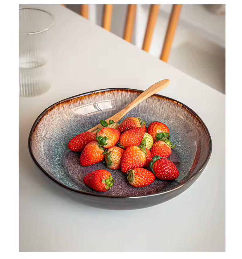 Ceramic Deep Salad Plate