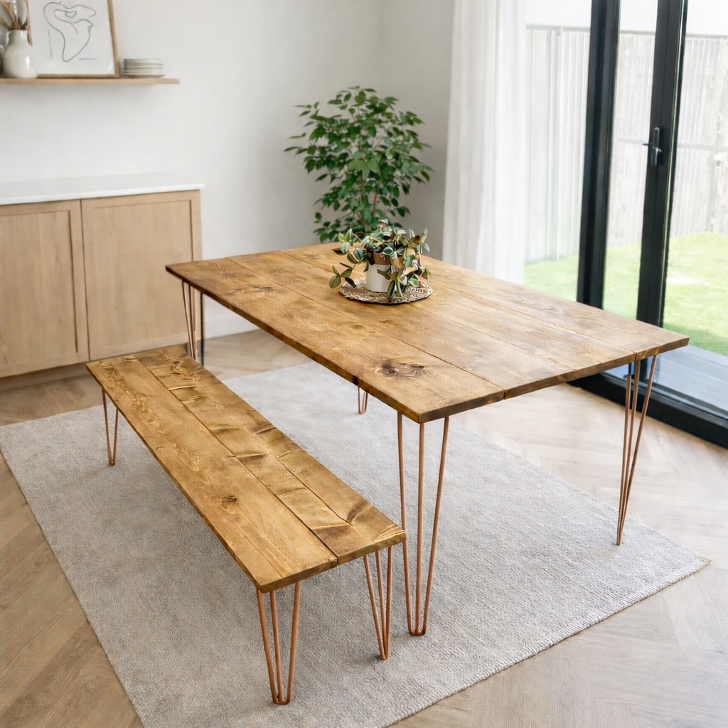 Dining Table - Hairpin Legs