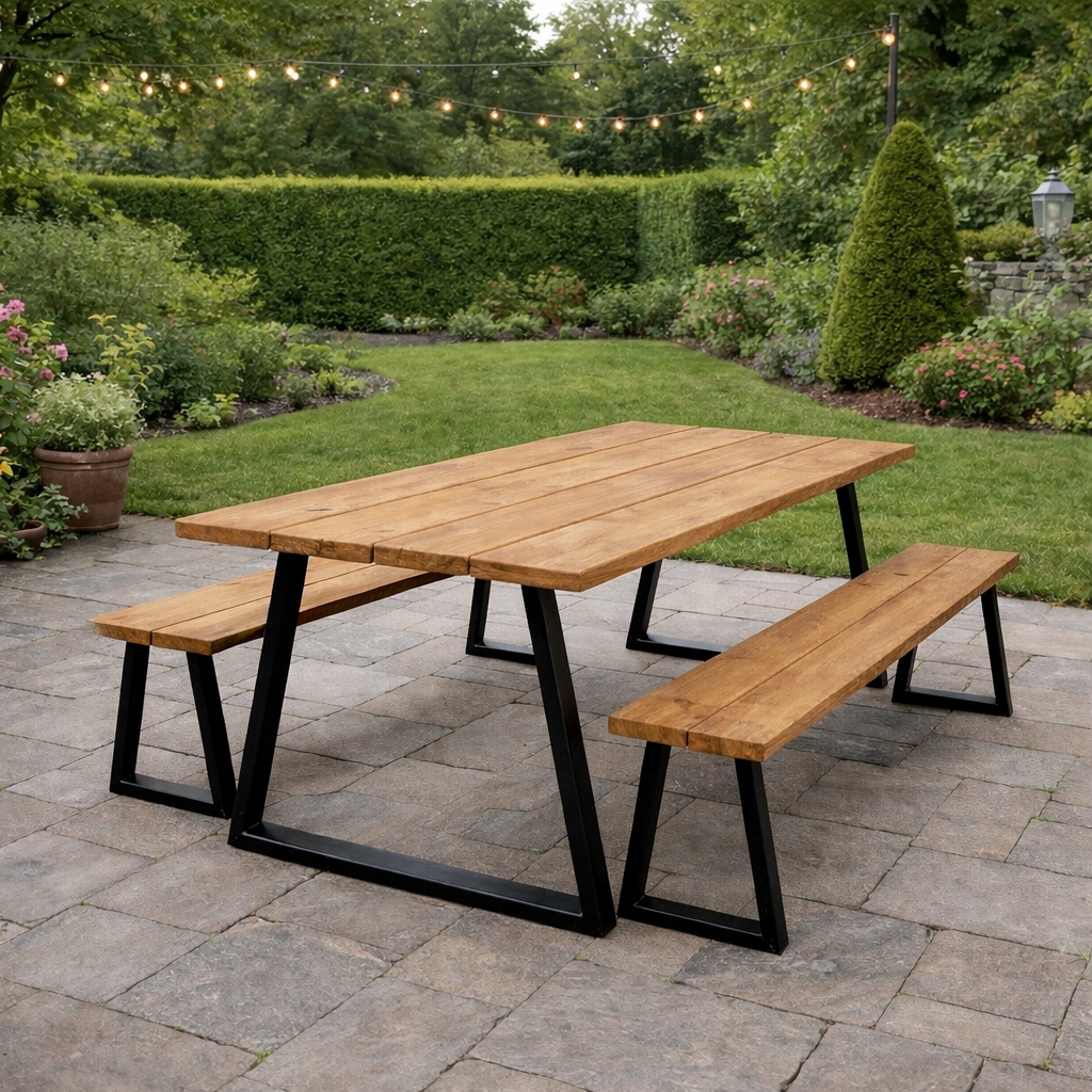 Trapeze Garden Table