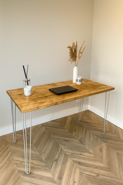 Office Desk - Hairpin Legs