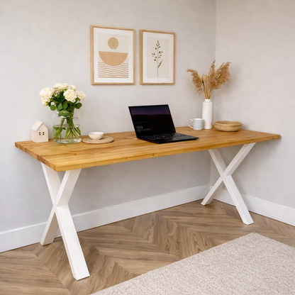 Office Desk -X Frame Legs