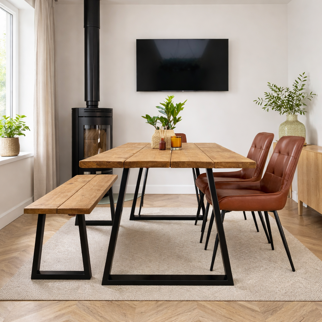 Dining Table - Trapeze Legs