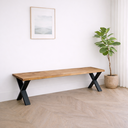 Bench -  X Frame Legs
