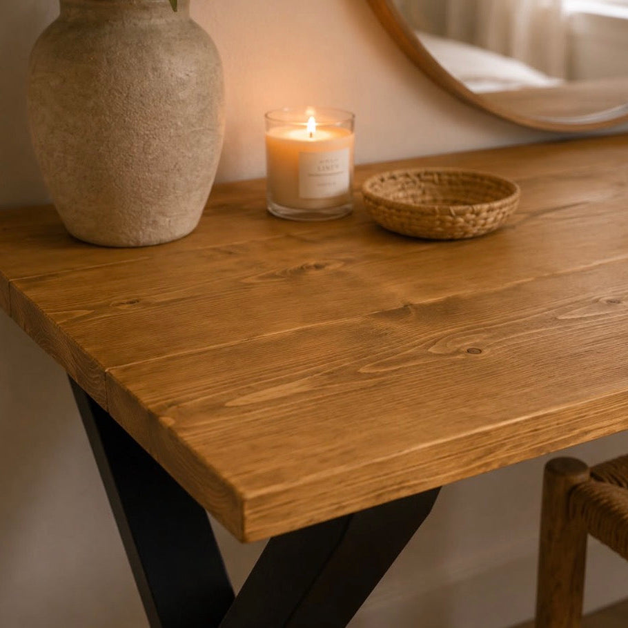 Dressing Table - Hairpin Legs