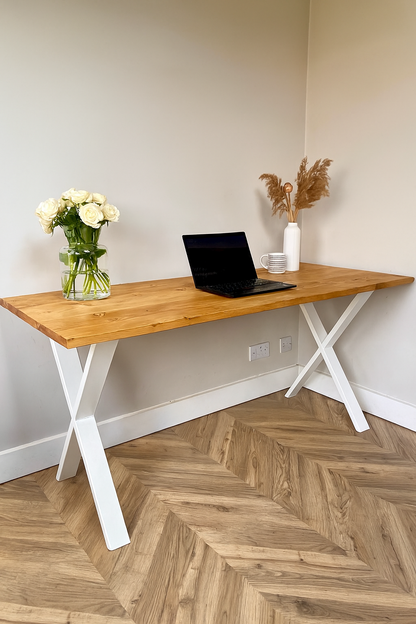 Office Desk -X Frame Legs
