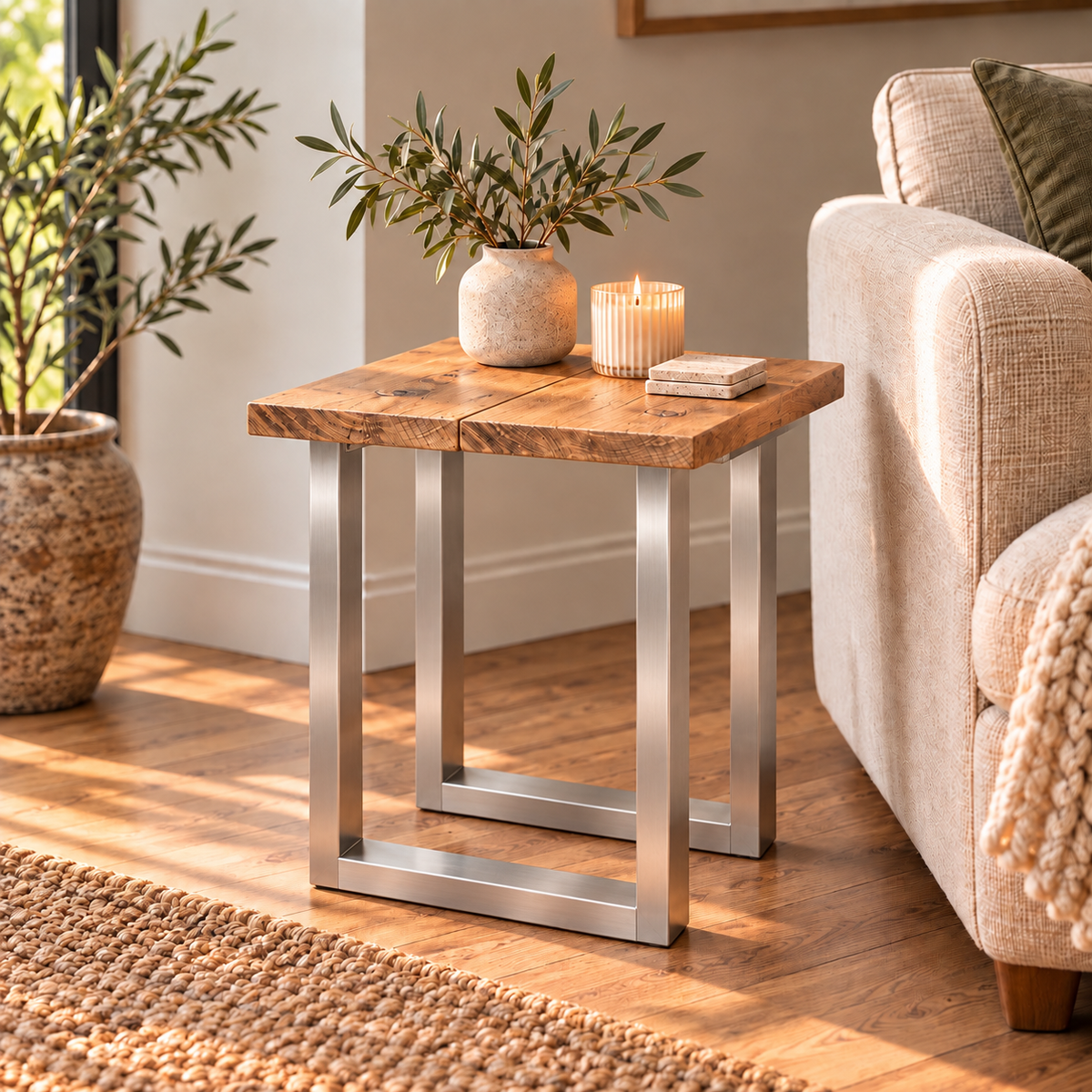 Side Table - Square Frame Legs