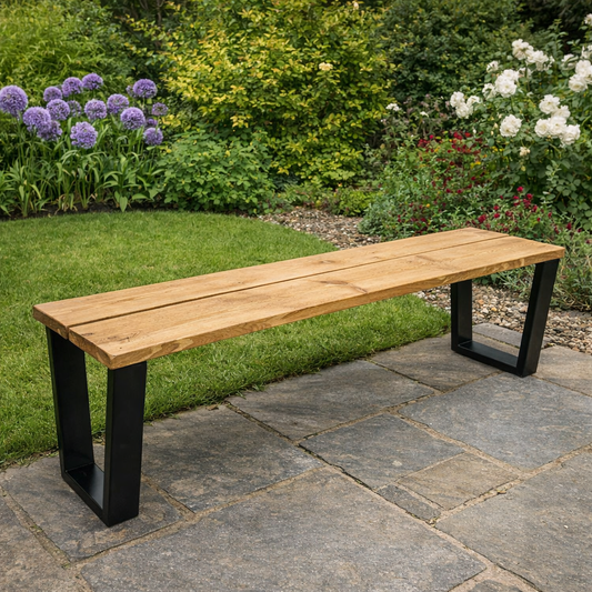V-Frame Garden Bench