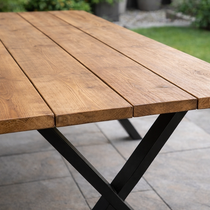 X-Frame Garden Table