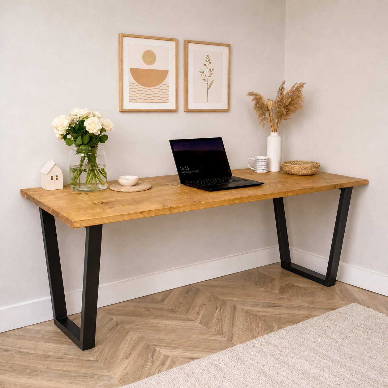 Office Desk - V Frame Legs
