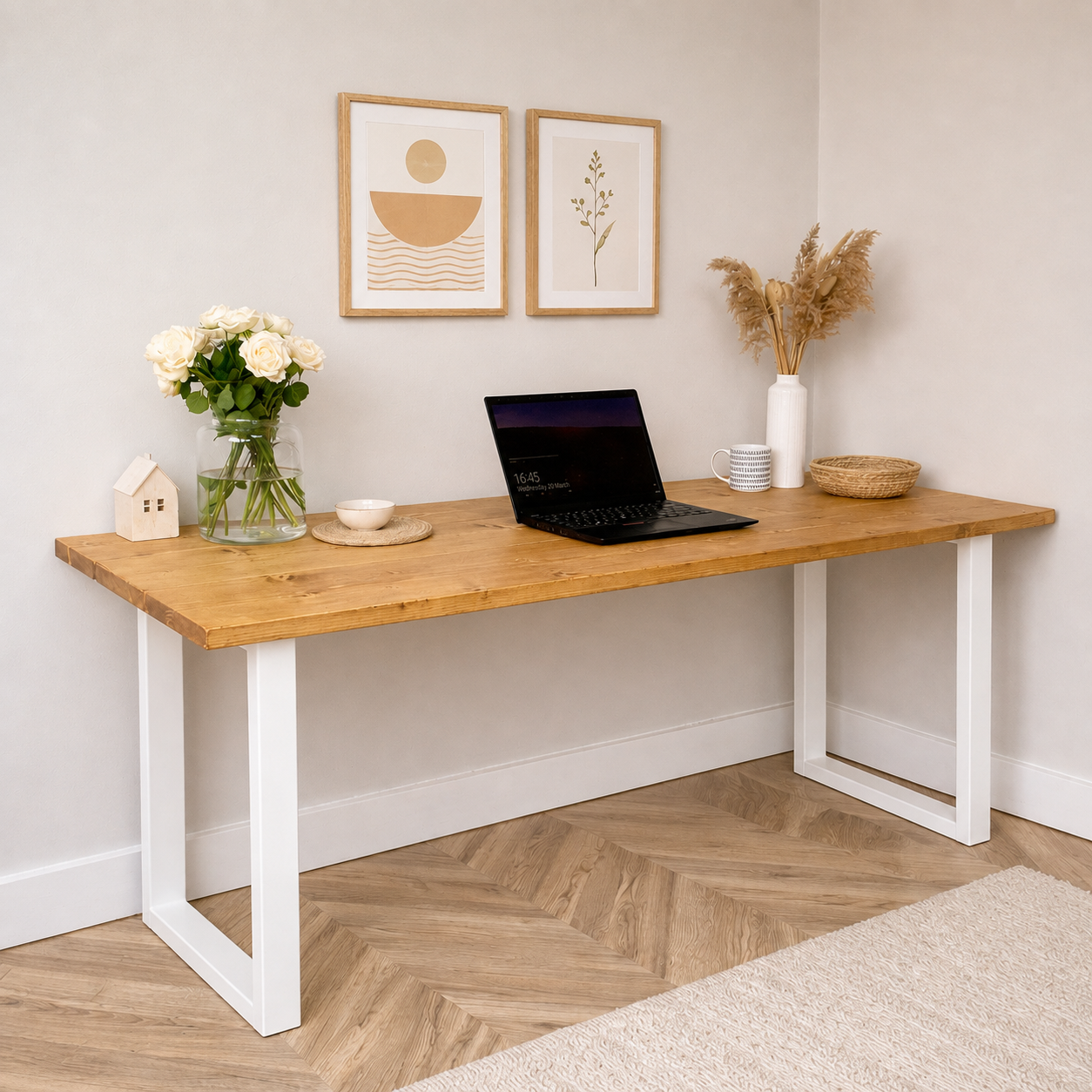 Office Desk - Square Frame Legs