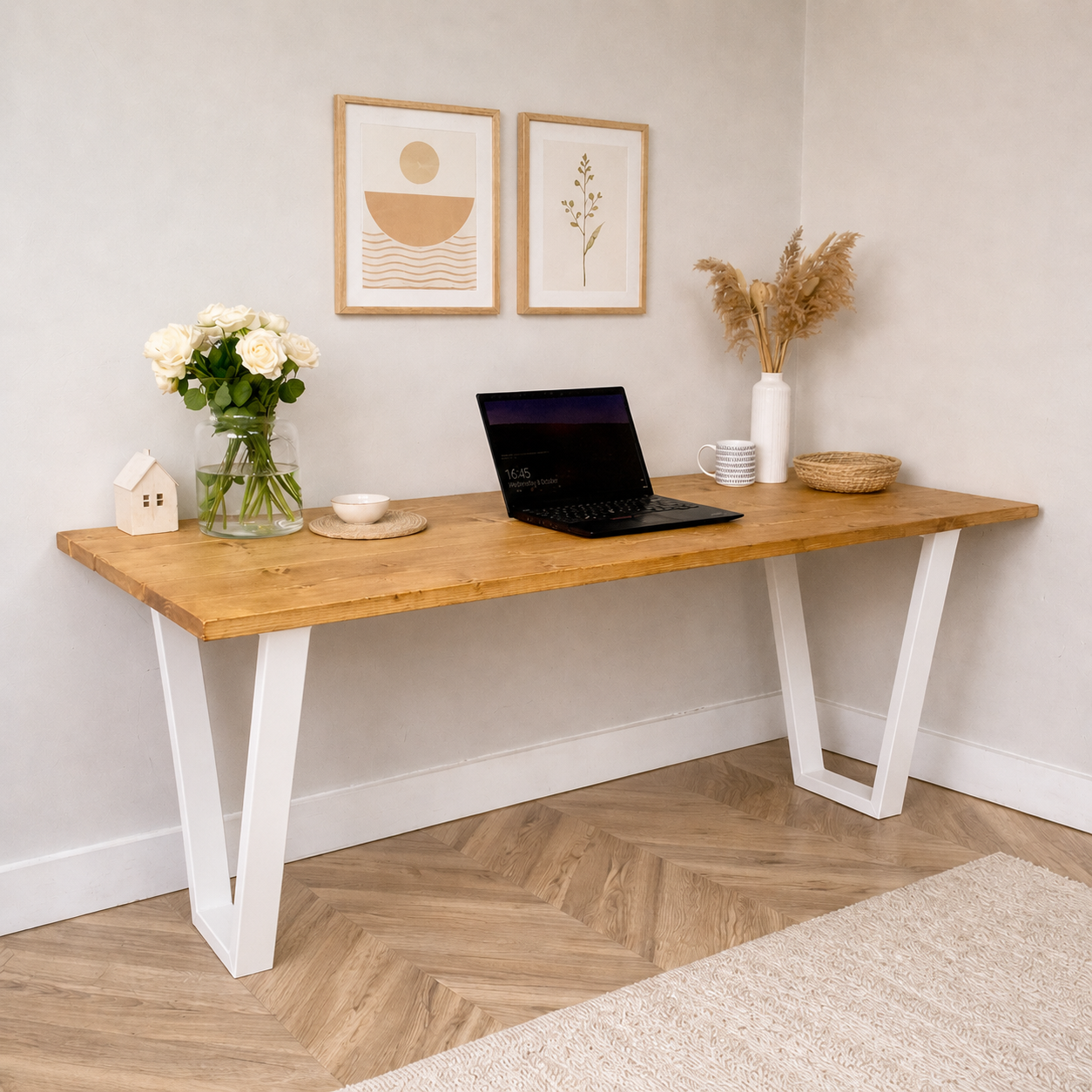 Office Desk - V Frame Legs