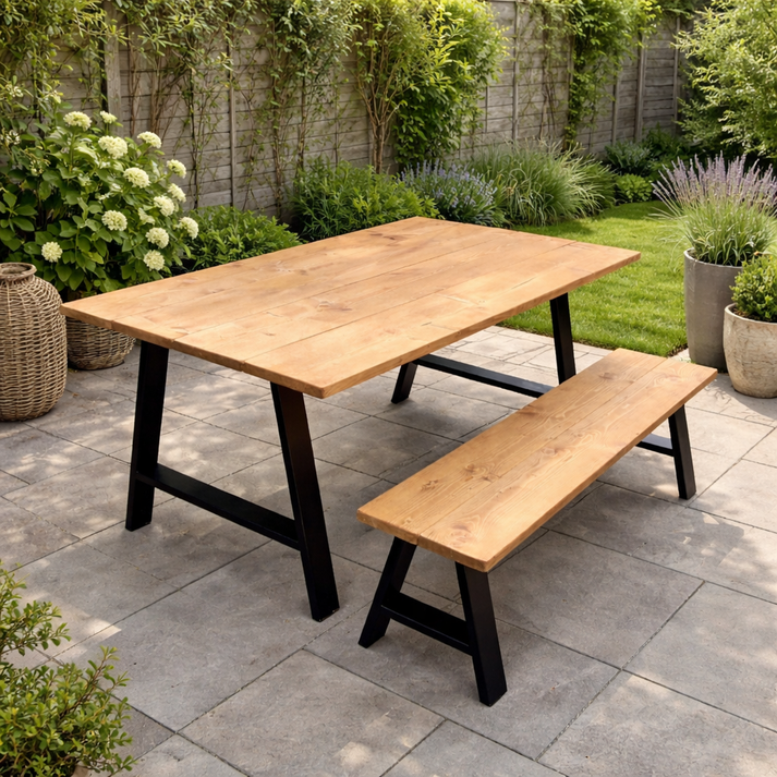 A-Frame Garden Dining Table – Southdownscreations