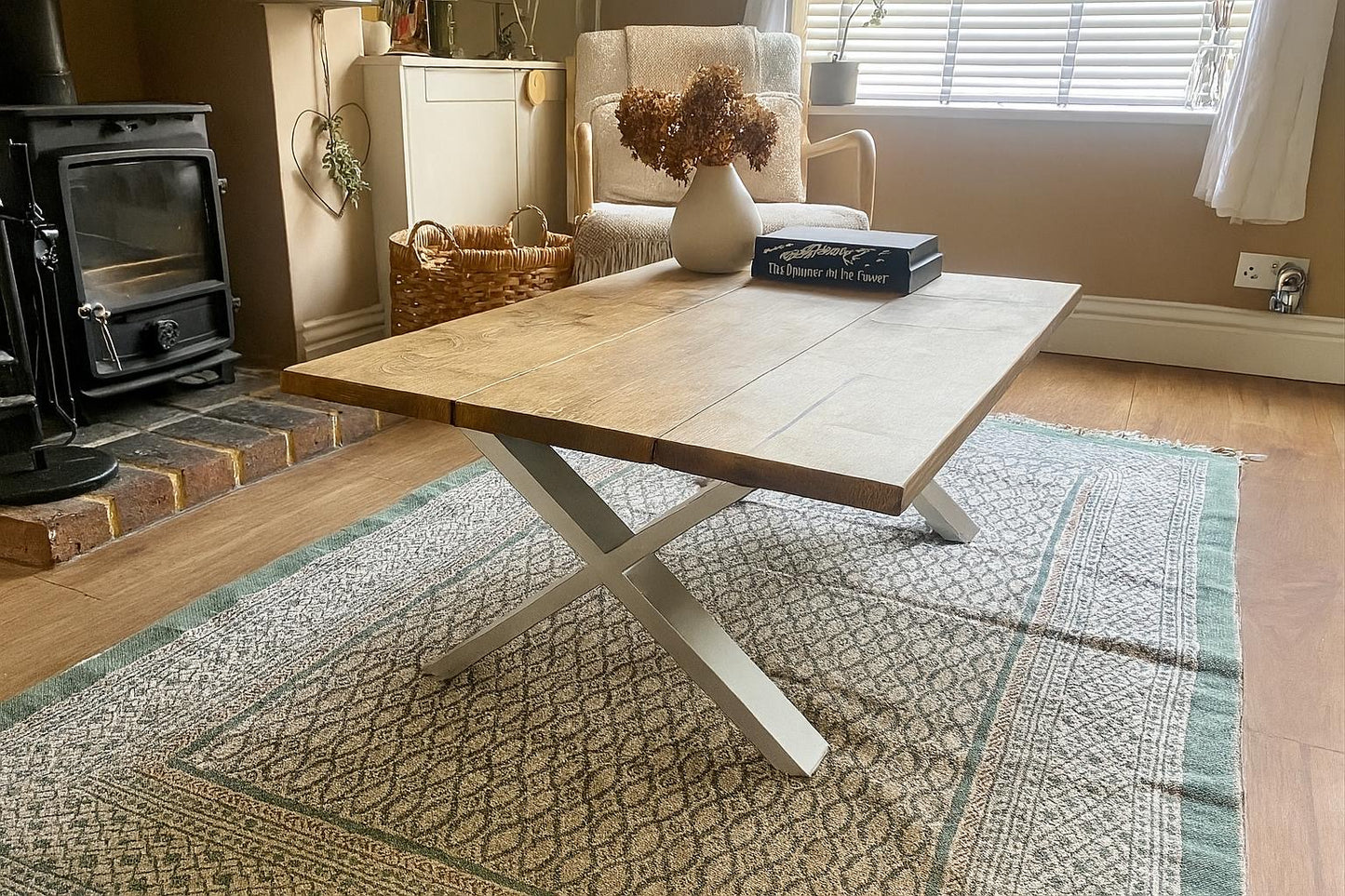 Coffee Table - X-Frame Legs