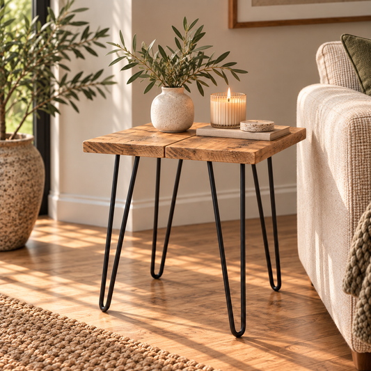 Side Table - Hairpin Legs