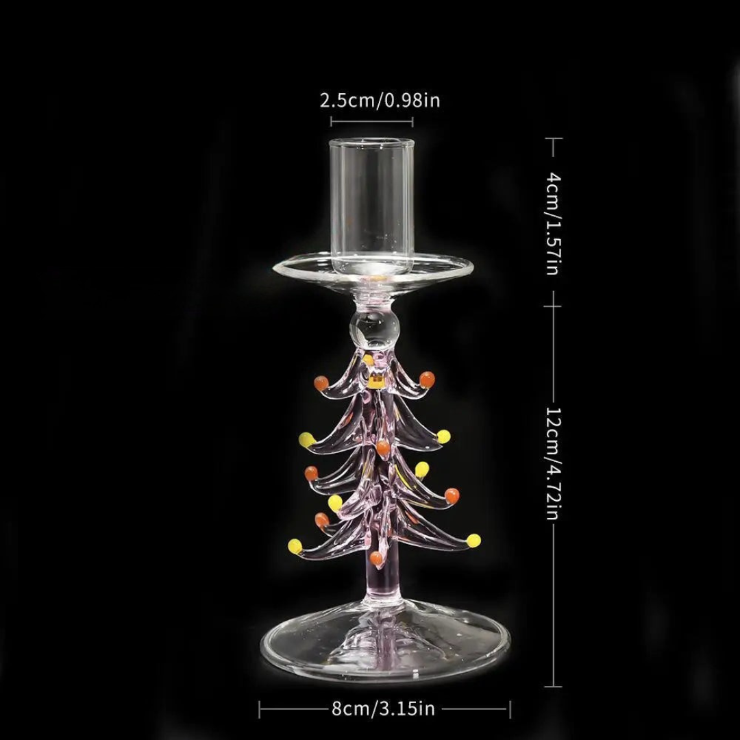 Christmas Trees Candle Stick Holder