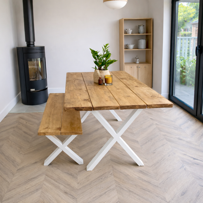 Dining Table -  X-Frame Legs