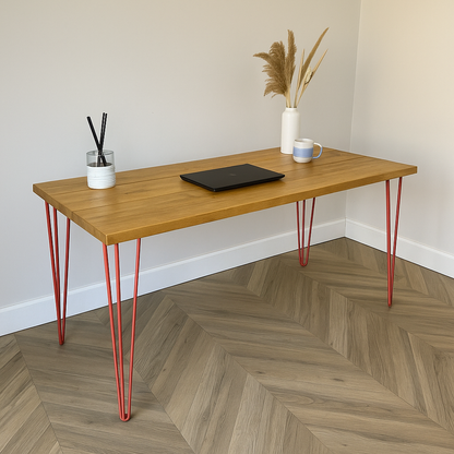 Office Desk - Hairpin Legs