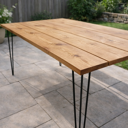 Hairpin Garden Table