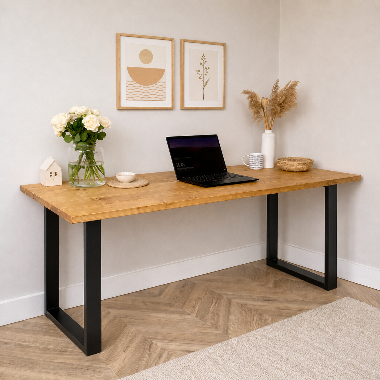 Office Desk - Square Frame Legs
