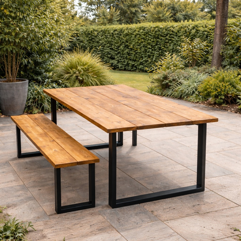 Square Frame Garden Table