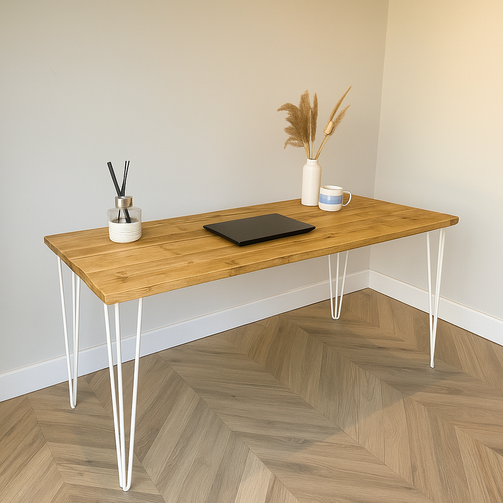 Office Desk - Hairpin Legs