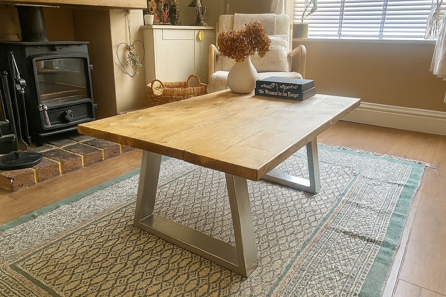 Coffee Table - Trapeze Legs