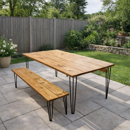 Hairpin Garden Table