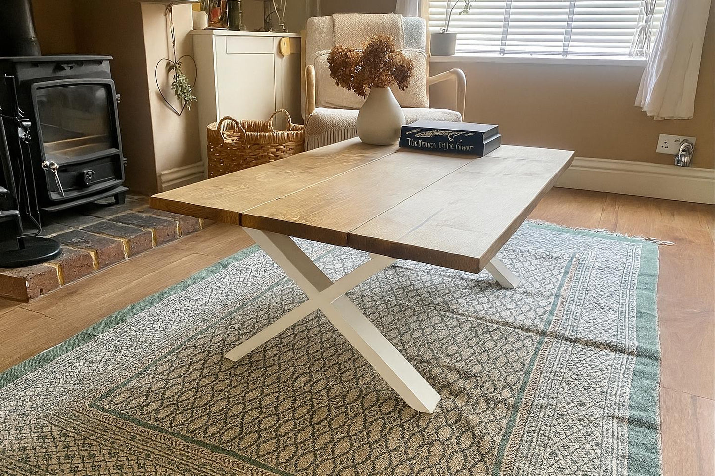 Coffee Table - X-Frame Legs