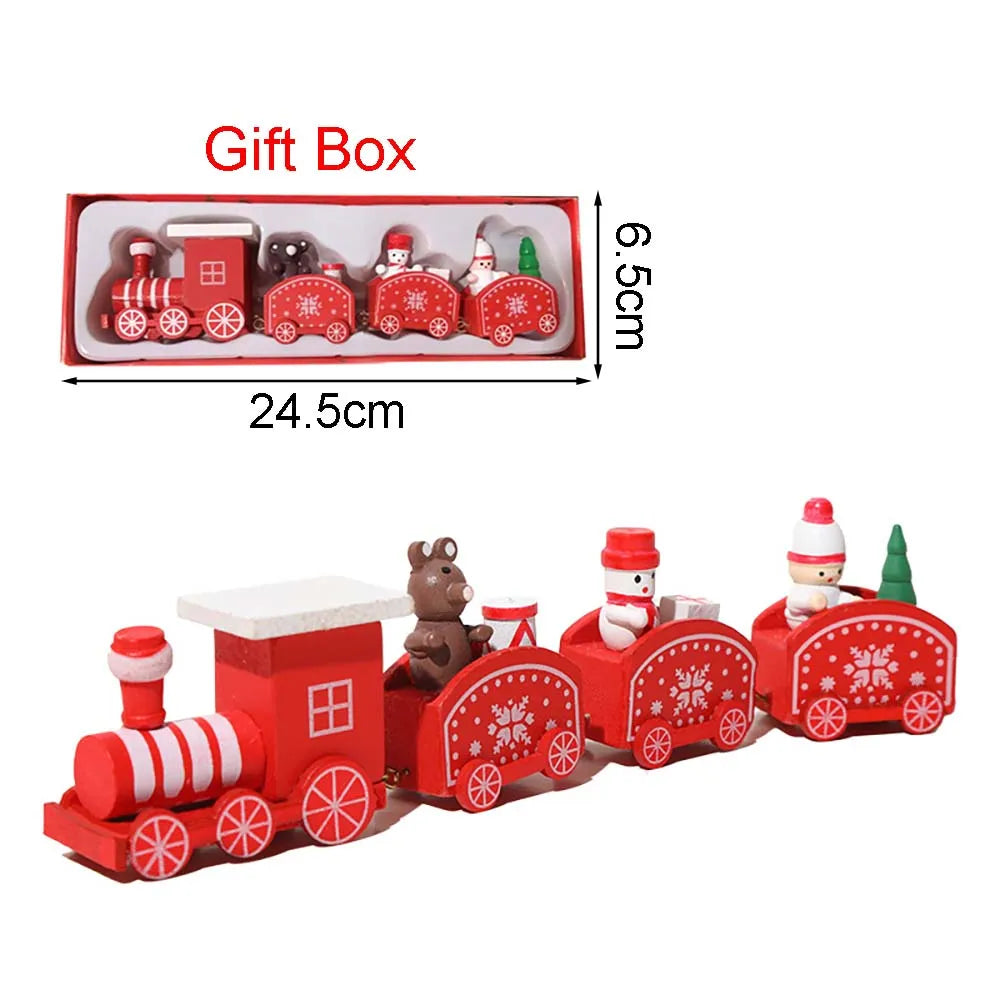 Wooden Train Decoration