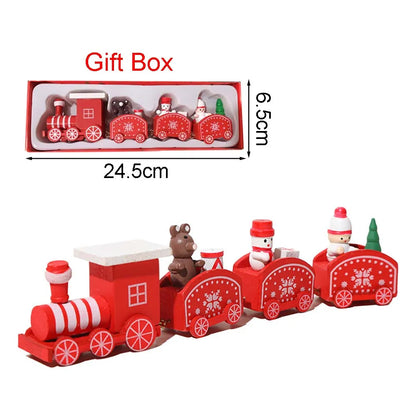 Wooden Train Decoration