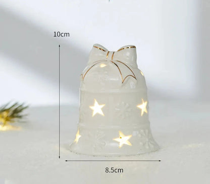 Ceramic Christmas House Ornaments