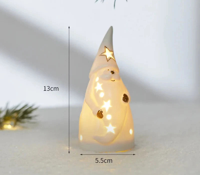 Ceramic Christmas House Ornaments