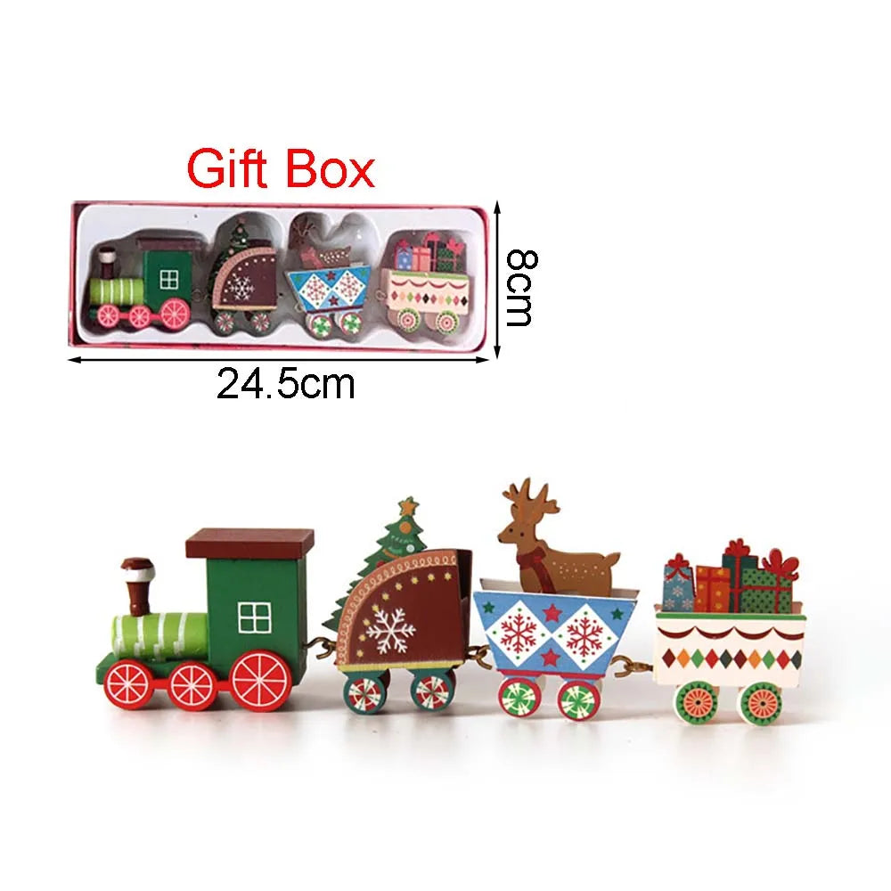 Wooden Train Decoration