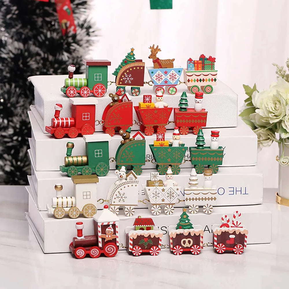 Wooden Train Decoration