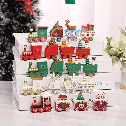 Wooden Train Decoration