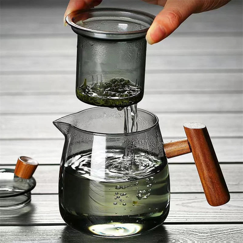Rustic Glass Teapot