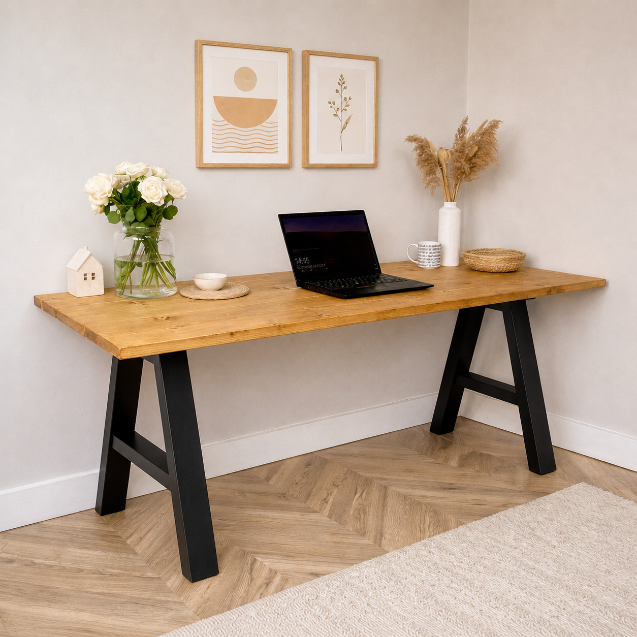 Office Desk - A Frame Legs