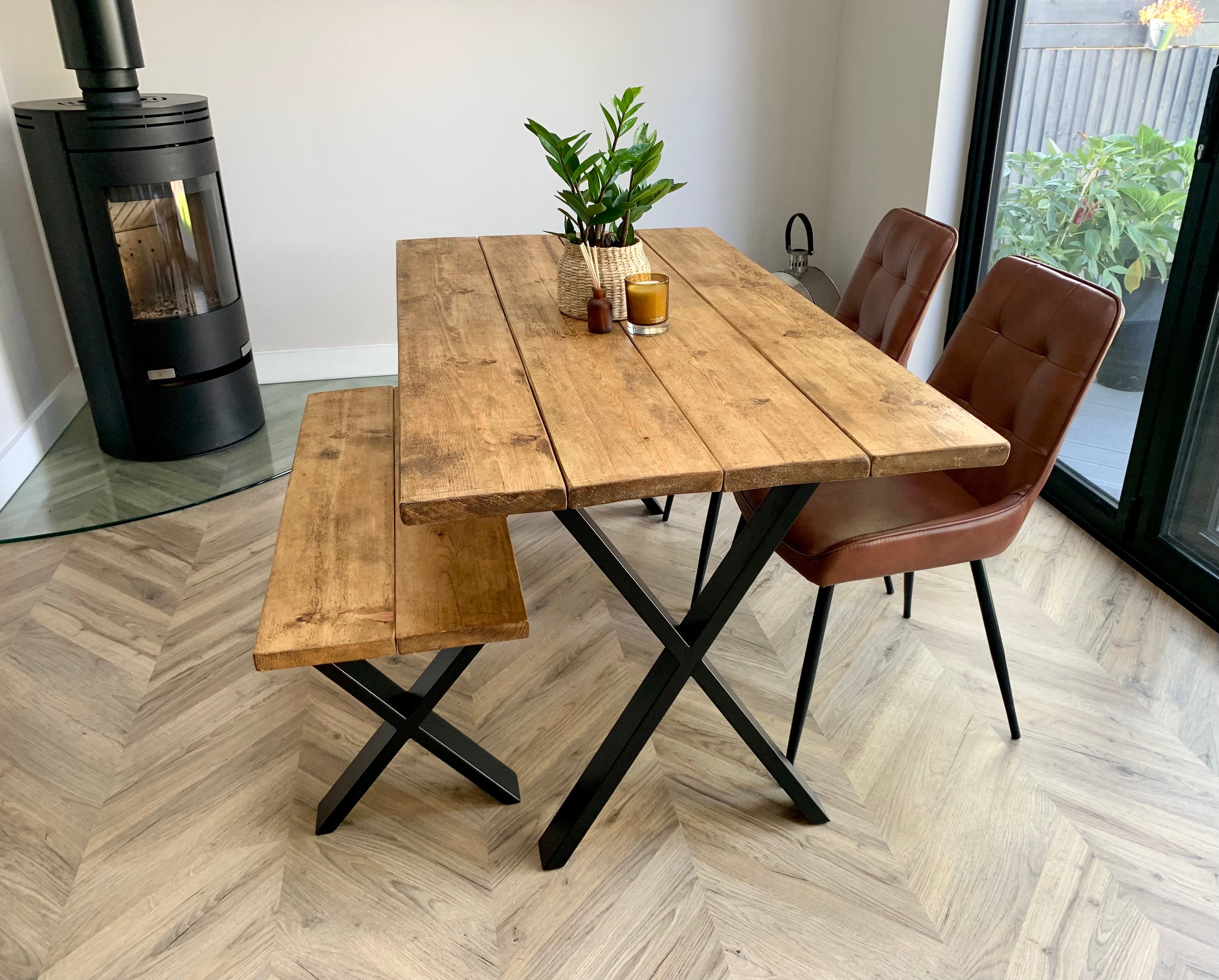High Rustic Breakfast Table Rustic Dining Tables – Southdownscreations