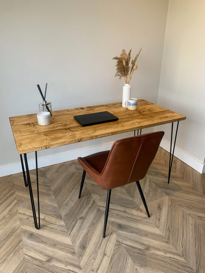 Office Desk - Hairpin Legs